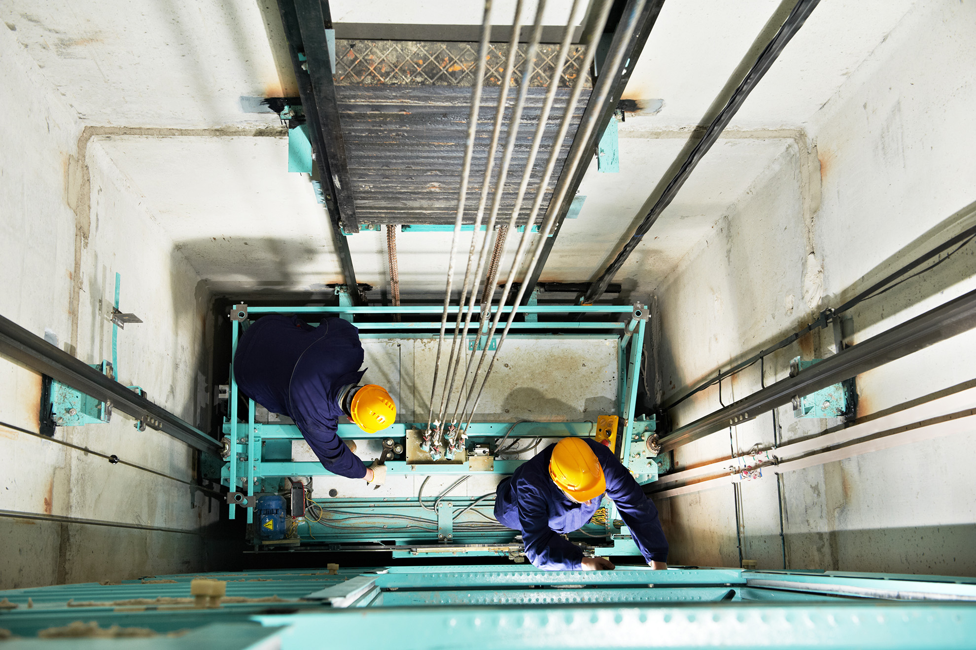 Routine elevators maintenance Routine elevators maintenance